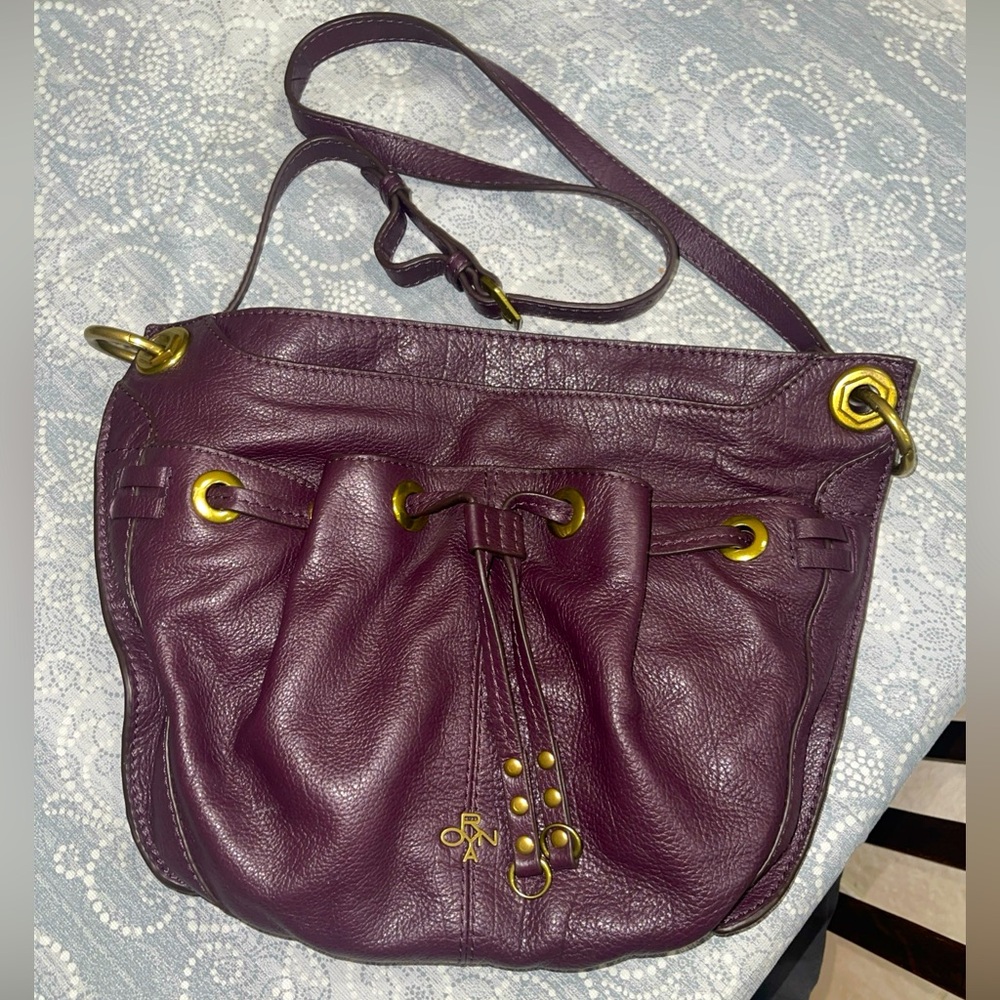 orYANY Purple Leather Crossbody Handbag Purse